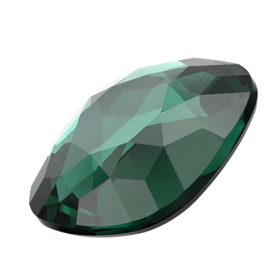 Serinity Hotfix Flat Back Crystals Cushion (2471) Emerald - Bluestreak Crystals