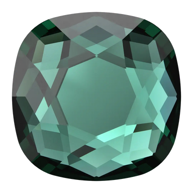 Serinity Hotfix Flat Back Crystals Cushion (2471) Emerald - Bluestreak Crystals