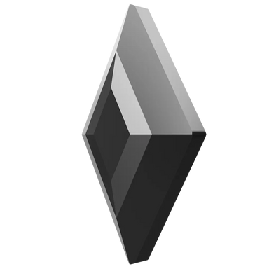 Serinity Hotfix Flat Back Crystals Diamond (2773) Jet Hematite - Bluestreak Crystals