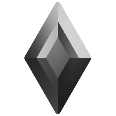 Serinity Hotfix Flat Back Crystals Diamond (2773) Jet Hematite - Bluestreak Crystals