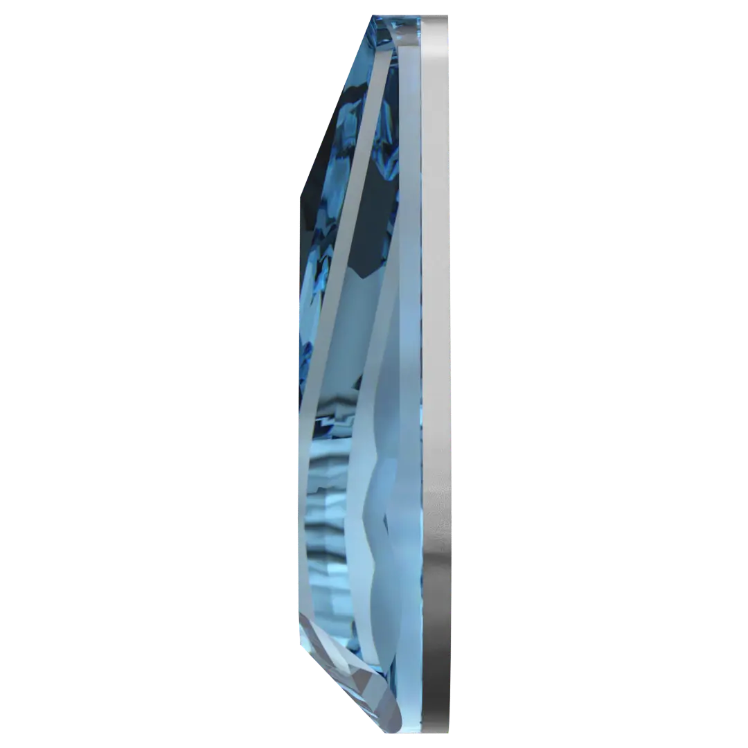 Serinity Hotfix Flat Back Crystals Drop (2300) Aquamarine - Bluestreak Crystals