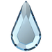 Serinity Hotfix Flat Back Crystals Drop (2300) Aquamarine - Bluestreak Crystals