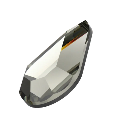 Serinity Hotfix Flat Back Crystals Drop (2300) Black Diamond - Bluestreak Crystals