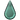 Serinity Hotfix Flat Back Crystals Drop (2300) Emerald - Bluestreak Crystals