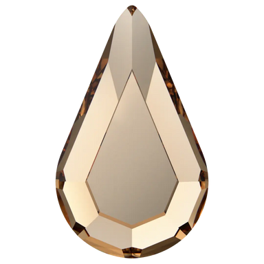 Serinity Hotfix Flat Back Crystals Drop (2300) Light Colorado Topaz - Bluestreak Crystals