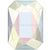 Serinity Hotfix Flat Back Crystals Emerald Cut (2602) Crystal AB-Serinity Hotfix Flatback Crystals-3.7x2.5mm - Pack of 10-Bluestreak Crystals