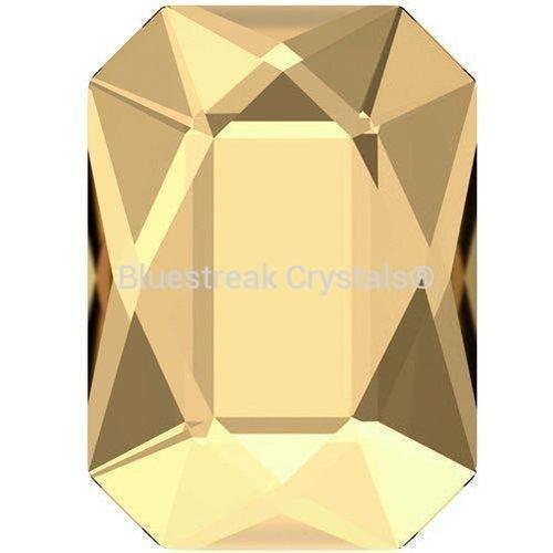 Serinity Hotfix Flat Back Crystals Emerald Cut (2602) Crystal Golden Shadow-Serinity Hotfix Flatback Crystals-3.7x2.5mm - Pack of 10-Bluestreak Crystals