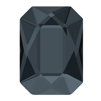 Serinity Hotfix Flat Back Crystals Emerald Cut (2602) Graphite - Bluestreak Crystals