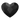 Serinity Hotfix Flat Back Crystals Heart (2808) Jet - Bluestreak Crystals