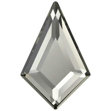 Serinity Hotfix Flat Back Crystals Kite (2771) Black Diamond - Bluestreak Crystals