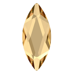 Swarovski Flatbacks Non Hotfix | Marquise Crystal Golden Shadow