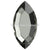 Serinity Hotfix Flat Back Crystals Navette (2200) Black Diamond-Serinity Hotfix Flatback Crystals-4x2mm - Pack of 12-Bluestreak Crystals