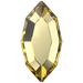 Serinity Hotfix Flat Back Crystals Navette (2200) Dark Jonquil - Bluestreak Crystals