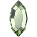Serinity Hotfix Flat Back Crystals Navette (2200) Dark Peridot - Bluestreak Crystals