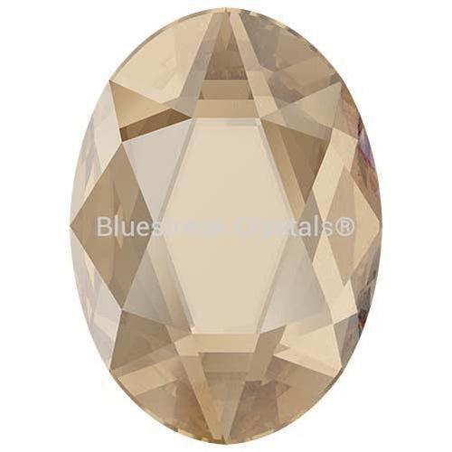Serinity Hotfix Flat Back Crystals Oval (2603) Crystal Golden Shadow-Serinity Hotfix Flatback Crystals-4x3mm - Pack of 10-Bluestreak Crystals