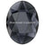 Serinity Hotfix Flat Back Crystals Oval (2603) Graphite-Serinity Hotfix Flatback Crystals-4x3mm - Pack of 10-Bluestreak Crystals
