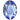 Serinity Hotfix Flat Back Crystals Oval (2603) Sapphire - Bluestreak Crystals