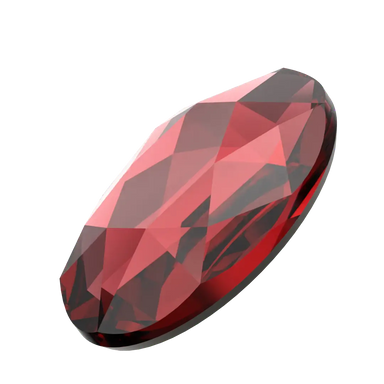 Serinity Hotfix Flat Back Crystals Oval (2603) Scarlet - Bluestreak Crystals