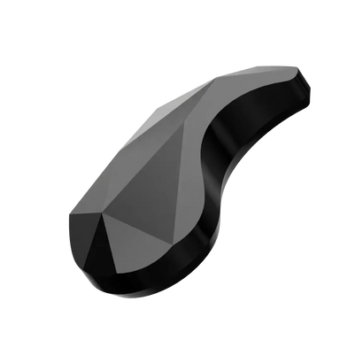 Serinity Hotfix Flat Back Crystals Paisley X (2364) Jet - Bluestreak Crystals