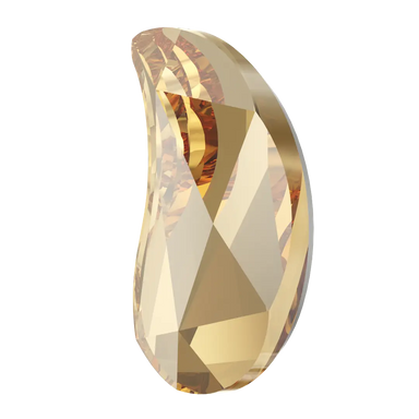 Serinity Hotfix Flat Back Crystals Paisley Y (2365) Crystal Golden Shadow - Bluestreak Crystals