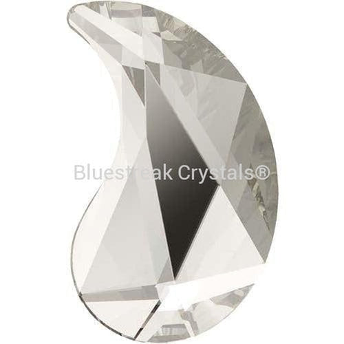 Serinity Hotfix Flat Back Crystals Paisley Y (2365) Crystal Silver Shade-Serinity Hotfix Flatback Crystals-6x3.7mm - Pack of 6-Bluestreak Crystals