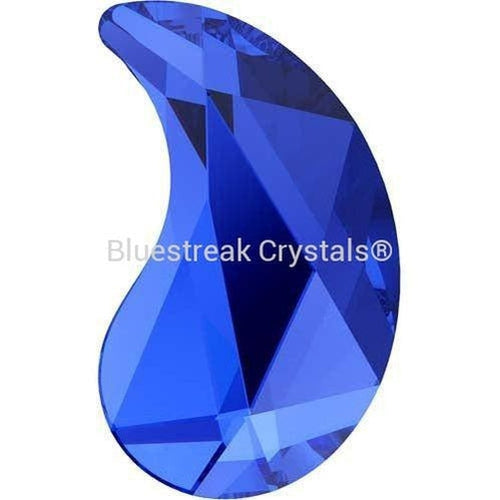 Serinity Hotfix Flat Back Crystals Paisley Y (2365) Majestic Blue-Serinity Hotfix Flatback Crystals-6x3.7mm - Pack of 6-Bluestreak Crystals