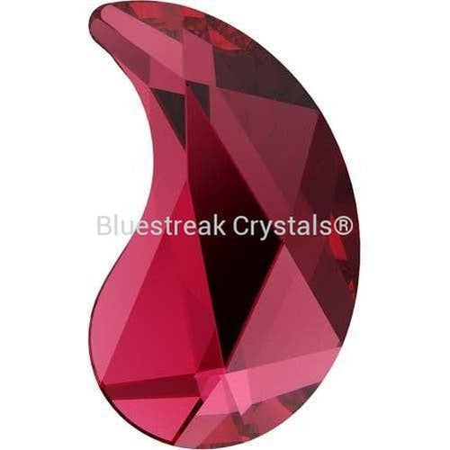 Serinity Hotfix Flat Back Crystals Paisley Y (2365) Scarlet-Serinity Hotfix Flatback Crystals-6x3.7mm - Pack of 6-Bluestreak Crystals