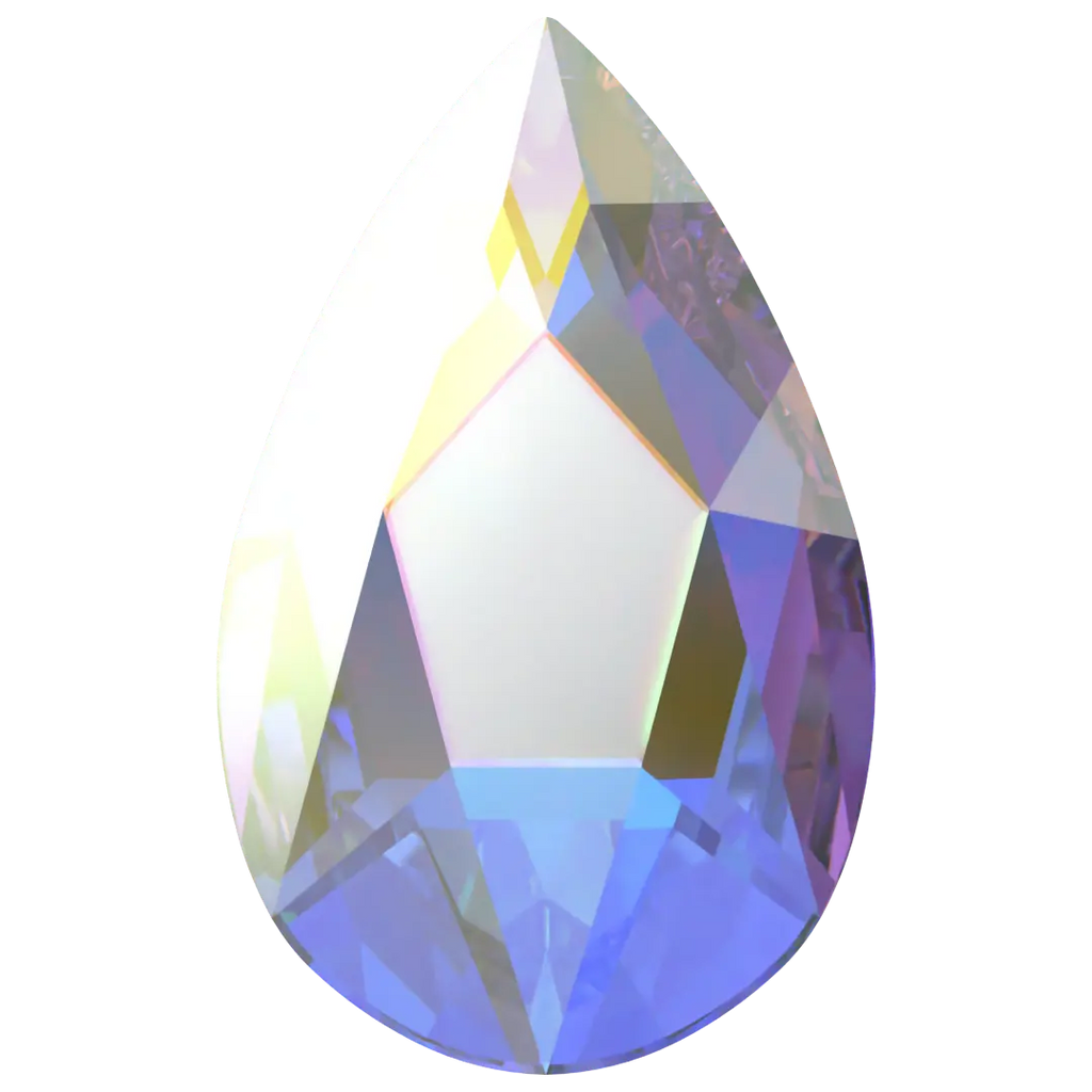 Swarovski Rhinestones Non Hotfix Pear Crystal AB