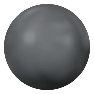 Serinity Hotfix Flat Back Crystals Pearl Cabochon (2080/4) Crystal Dark Grey - Bluestreak Crystals