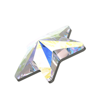 Serinity Hotfix Flat Back Crystals Rivoli Star (2816) Crystal AB - Bluestreak Crystals