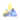 Serinity Hotfix Flat Back Crystals Rivoli Triangle (2716) Crystal AB - Bluestreak Crystals