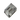 Serinity Hotfix Flat Back Crystals Small Hexagon (2777) Black Diamond - Bluestreak Crystals