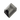 Serinity Hotfix Flat Back Crystals Small Hexagon (2777) Jet Hematite - Bluestreak Crystals