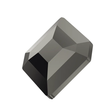 Serinity Hotfix Flat Back Crystals Small Hexagon (2777) Jet Hematite - Bluestreak Crystals
