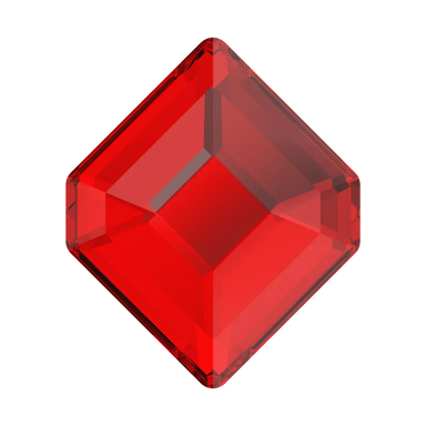 Serinity Hotfix Flat Back Crystals Small Hexagon (2777) Light Siam - Bluestreak Crystals