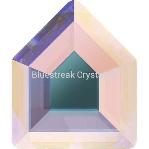 Serinity Hotfix Flat Back Crystals Small Pentagon (2775) Crystal AB-Serinity Hotfix Flatback Crystals-5x4.2mm - Pack of 8-Bluestreak Crystals