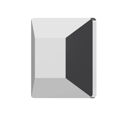 Serinity Hotfix Flat Back Crystals Square (2400) Crystal Light Chrome - Bluestreak Crystals