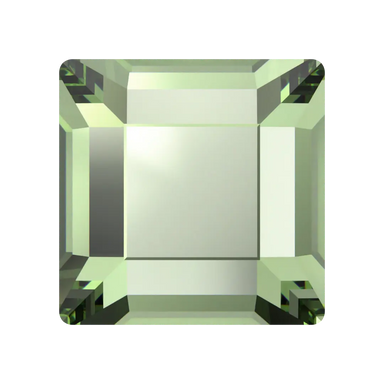 Serinity Hotfix Flat Back Crystals Square (2400) Dark Peridot - Bluestreak Crystals