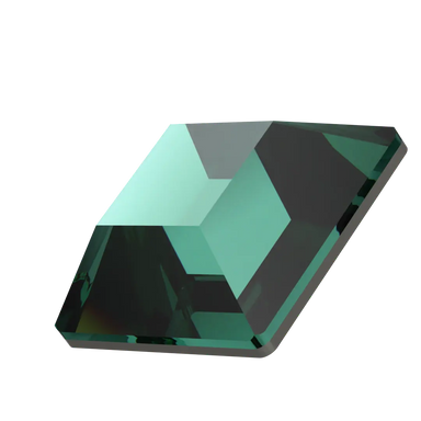 Serinity Flat Back Crystals Non Hotfix Square (2400) Emerald - Bluestreak Crystals