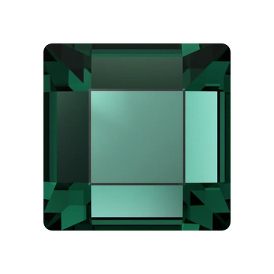 Serinity Flat Back Crystals Non Hotfix Square (2400) Emerald - Bluestreak Crystals