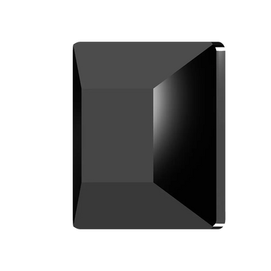Serinity Hotfix Flat Back Crystals Square (2400) Jet Hematite - Bluestreak Crystals