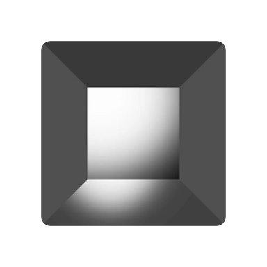 Serinity Hotfix Flat Back Crystals Square (2400) Jet Hematite - Bluestreak Crystals