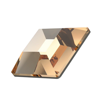 Serinity Hotfix Flat Back Crystals Square (2400) Light Colorado Topaz - Bluestreak Crystals