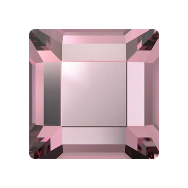 Serinity Flat Back Crystals Non Hotfix Square (2400) Light Rose - Bluestreak Crystals
