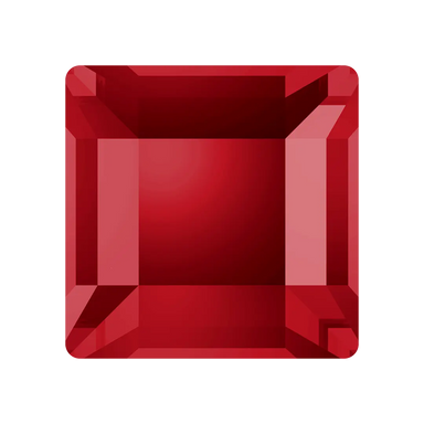 Serinity Hotfix Flat Back Crystals Square (2400) Scarlet - Bluestreak Crystals
