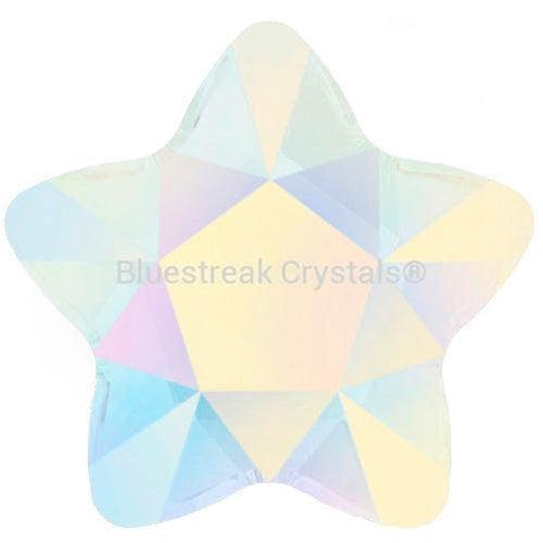 Serinity Hotfix Flat Back Crystals Star Flower (2754) Crystal AB-Serinity Hotfix Flatback Crystals-4mm - Pack of 10-Bluestreak Crystals