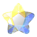 Serinity Hotfix Flat Back Crystals Star Flower (2754) Crystal AB - Bluestreak Crystals