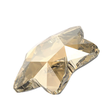 Serinity Hotfix Flat Back Crystals Star Flower (2754) Crystal Golden Shadow - Bluestreak Crystals