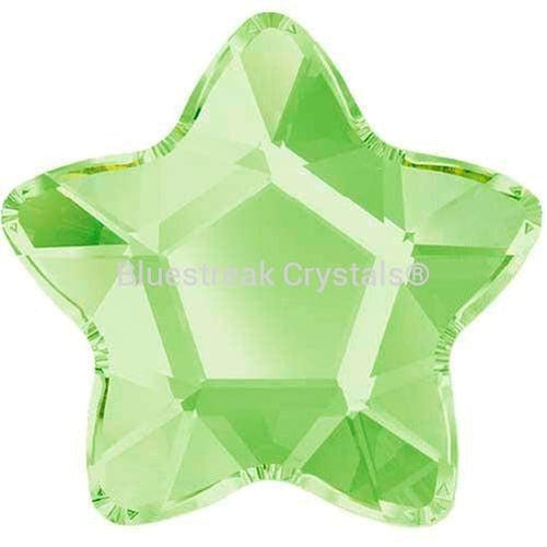Serinity Hotfix Flat Back Crystals Star Flower (2754) Peridot-Serinity Hotfix Flatback Crystals-4mm - Pack of 10-Bluestreak Crystals