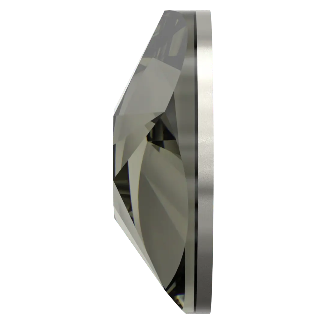 Serinity Hotfix Flat Back Crystals Star Rose (2100) Black Diamond - Bluestreak Crystals